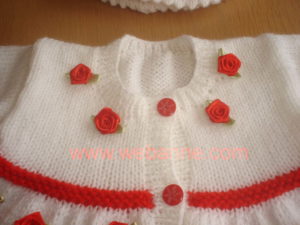 Kırmızı Beyaz Hırka 2 Kırmızı Beyaz Hırka