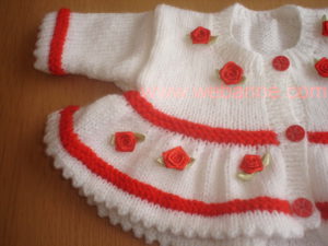 Kırmızı Beyaz Hırka 3 Kırmızı Beyaz Hırka