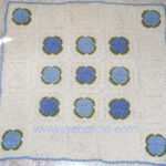 Mavi Çiçekli Battaniye 1 mavi cicek 1