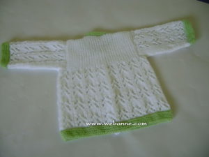 Kız ve Erkek Bebekler İçin Örgü Takım 7 yesil kiz takim2