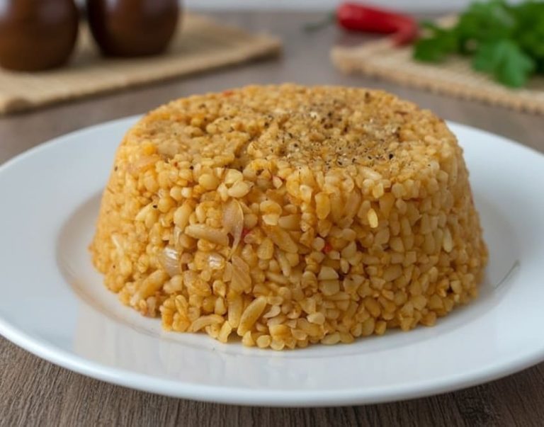 Arpa Şehriyeli Bulgur Pilavı Tarifi
