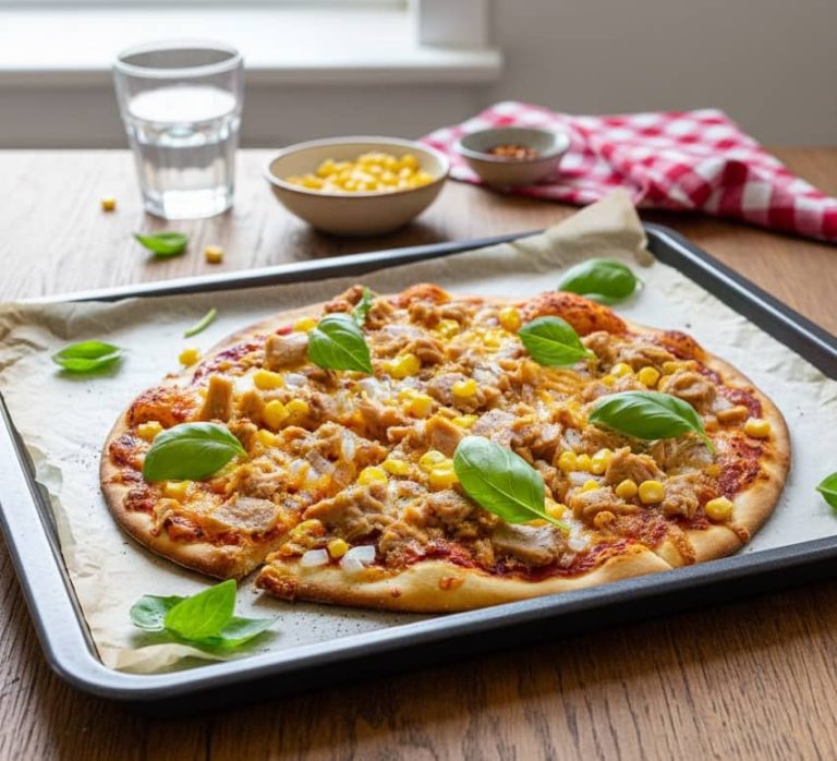 Ton Balıklı Pizza Tarifi