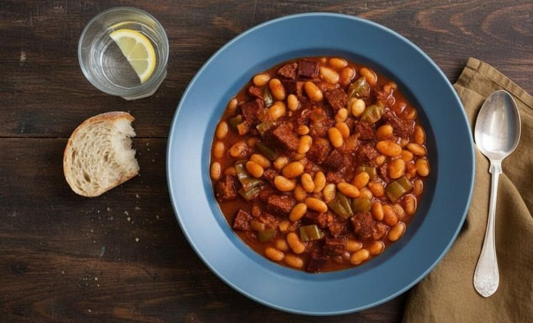 Sucuklu Kuru Fasulye Tarifi