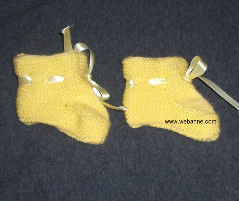 Açıklamalı Şiş Örgüsü Patik