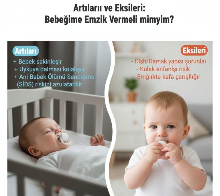 Artıları ve Eksileri: Bebeğime Emzik Vermeli miyim?