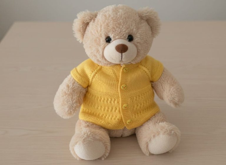 Yakadan Başlama Sarı Bebek Yeleği